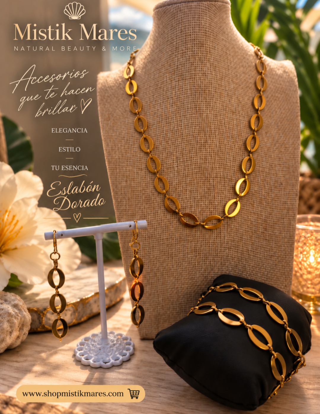 ESLABÓN DORADO SET