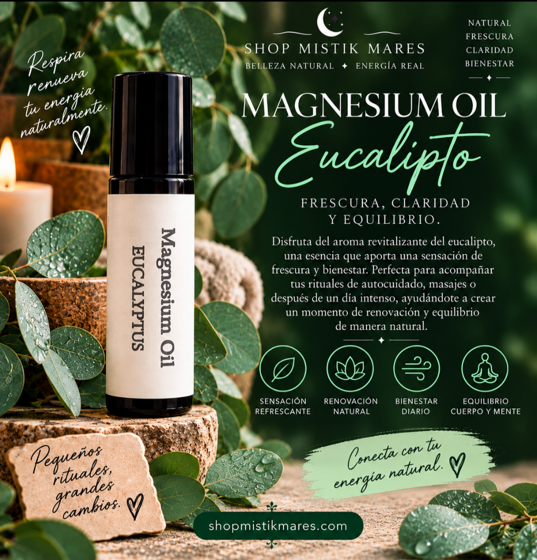 Magnesium Roll On Eucalipto