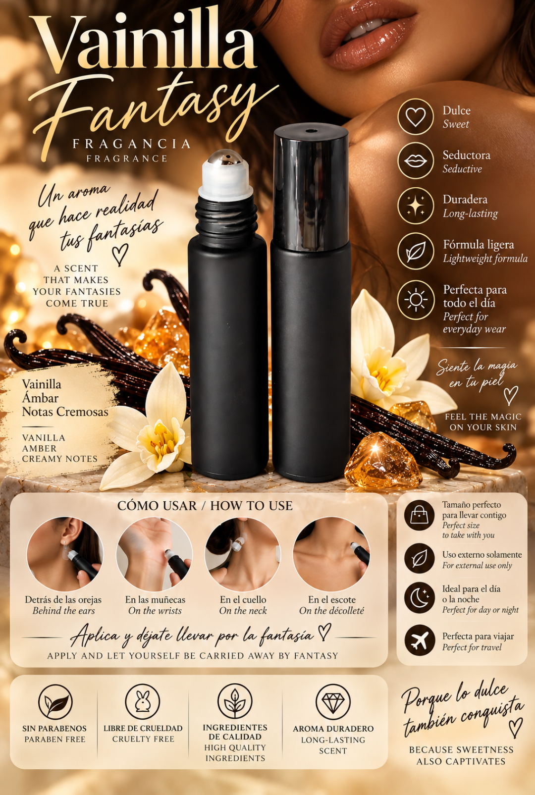 Vainilla Fantasy Roll On