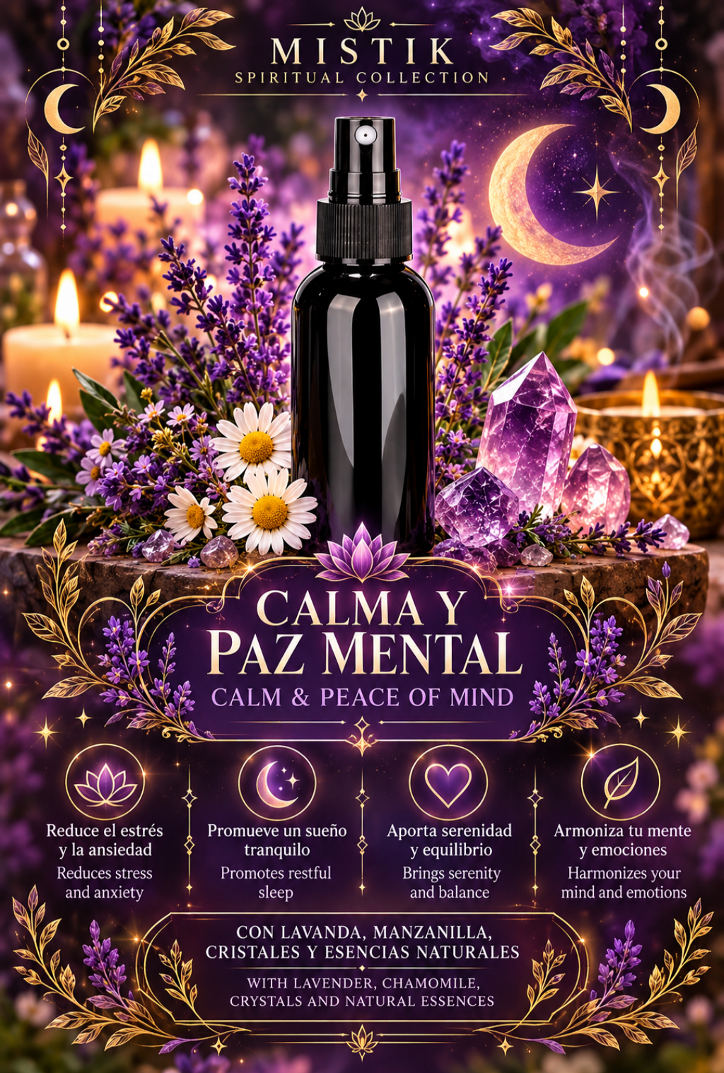 Spray Calma y Paz Mental 3oz