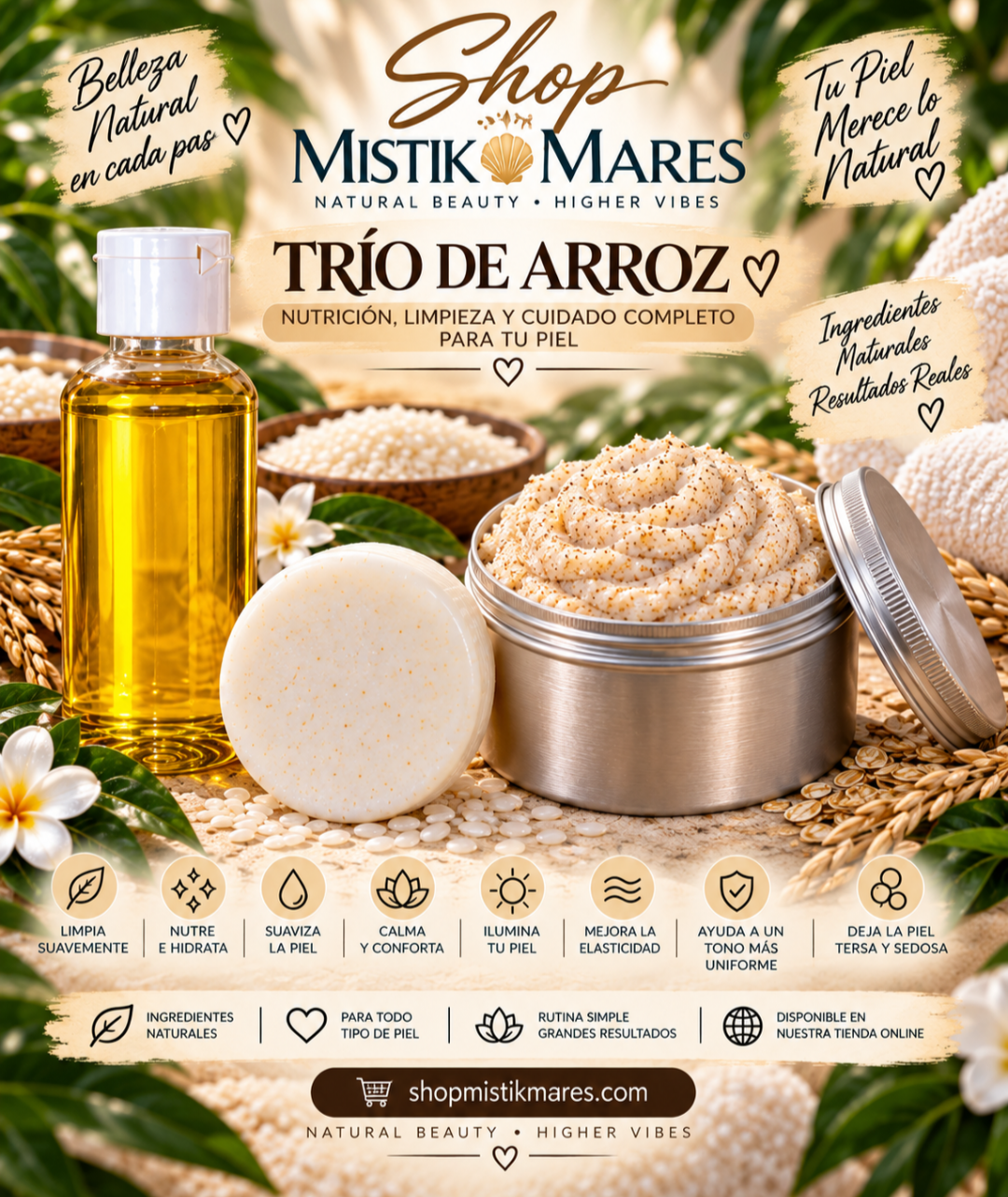 TRIO NATURAL DE ARROZ