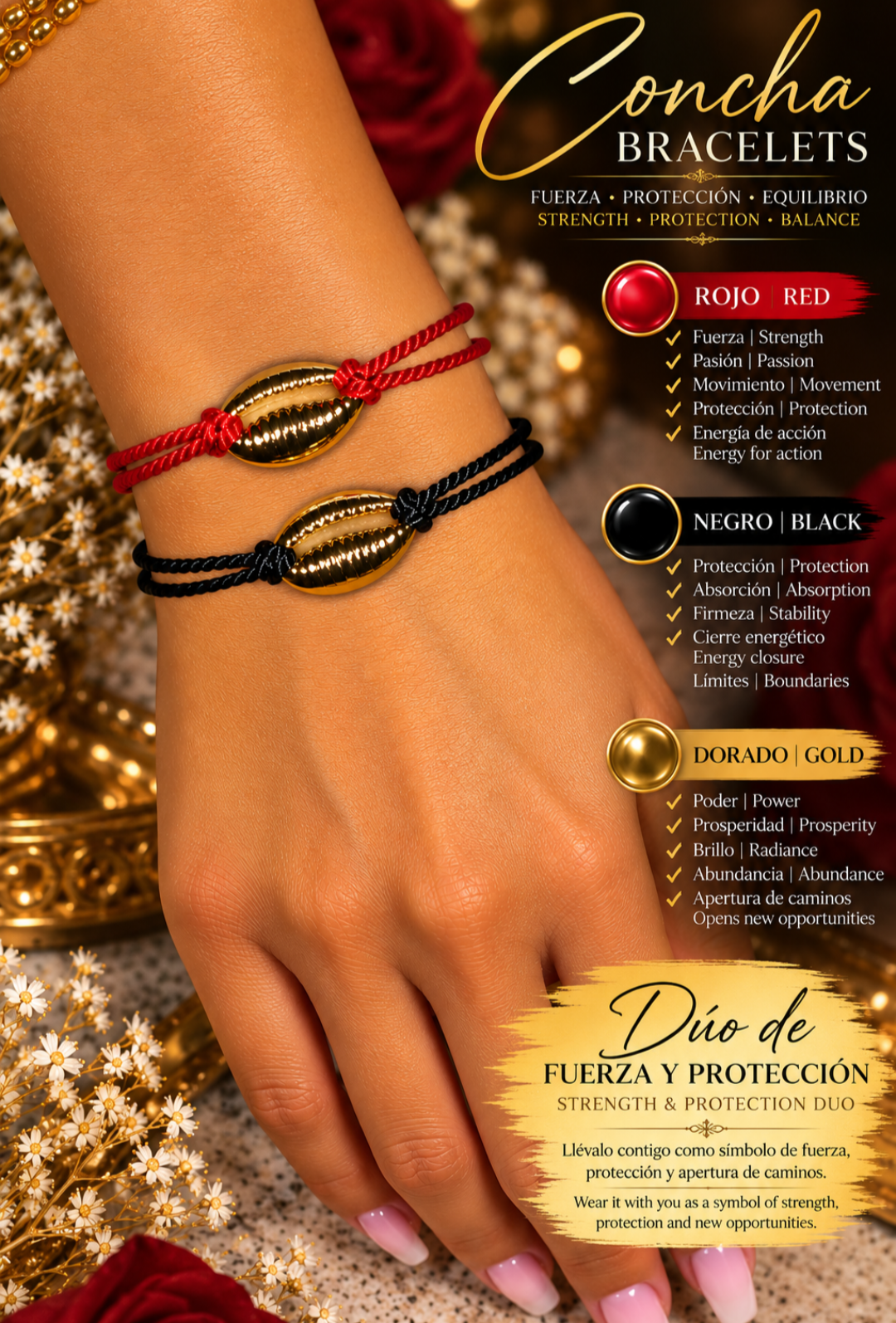 Bracaletes de conchas