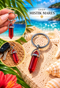 Keychain Red Quartz