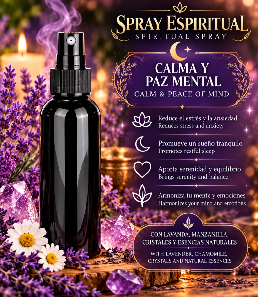 Spray Calma y Paz Mental 3oz