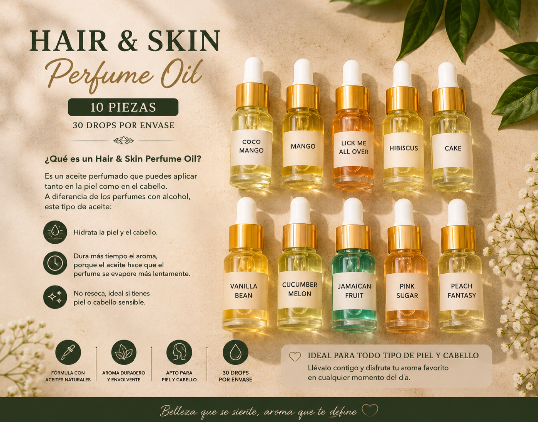 HAIR & SKIN PERFUME OIL