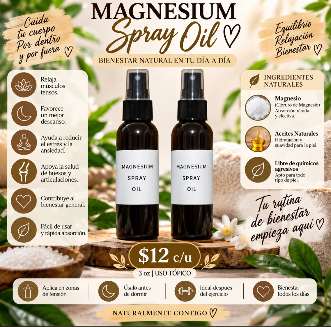MAGNESIUM SPRAY OIL 3oz